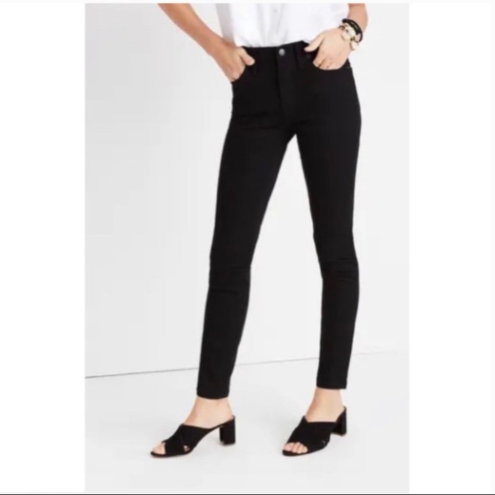 Madewell 9” High Rise Skinny Black Jeans Sz 27